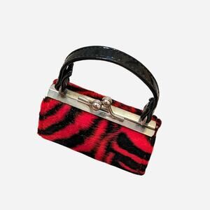 Y2k Mini Red and Black Purse